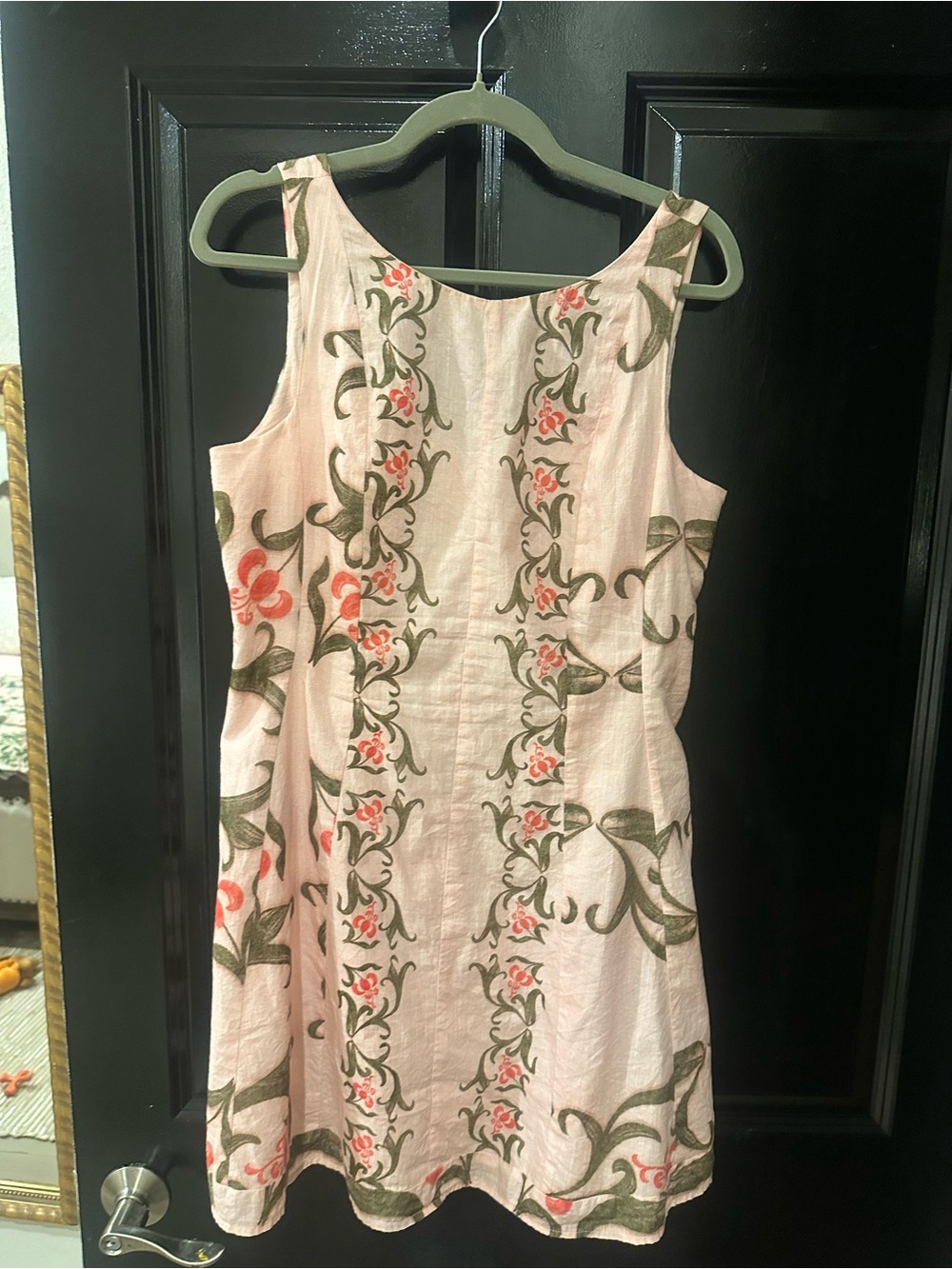 Sleeveless Pink Layla Blush Floral Mini Dress - Picture 3 of 3
